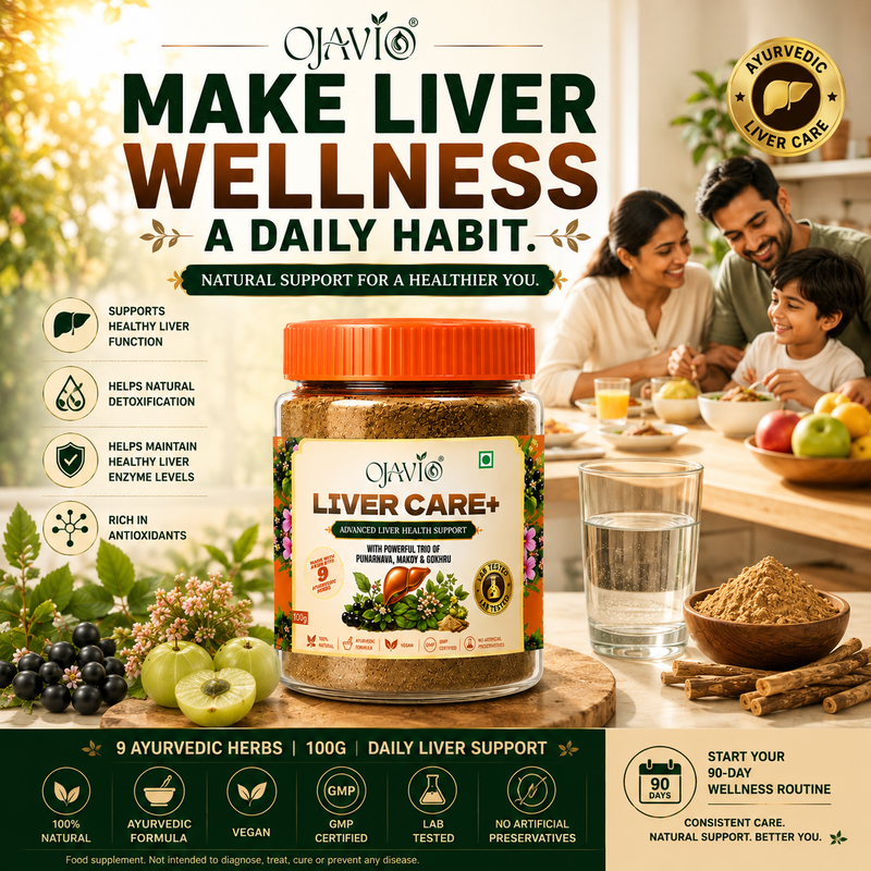 Ojavio Liver Care+ natural Ayurvedic liver wellness support