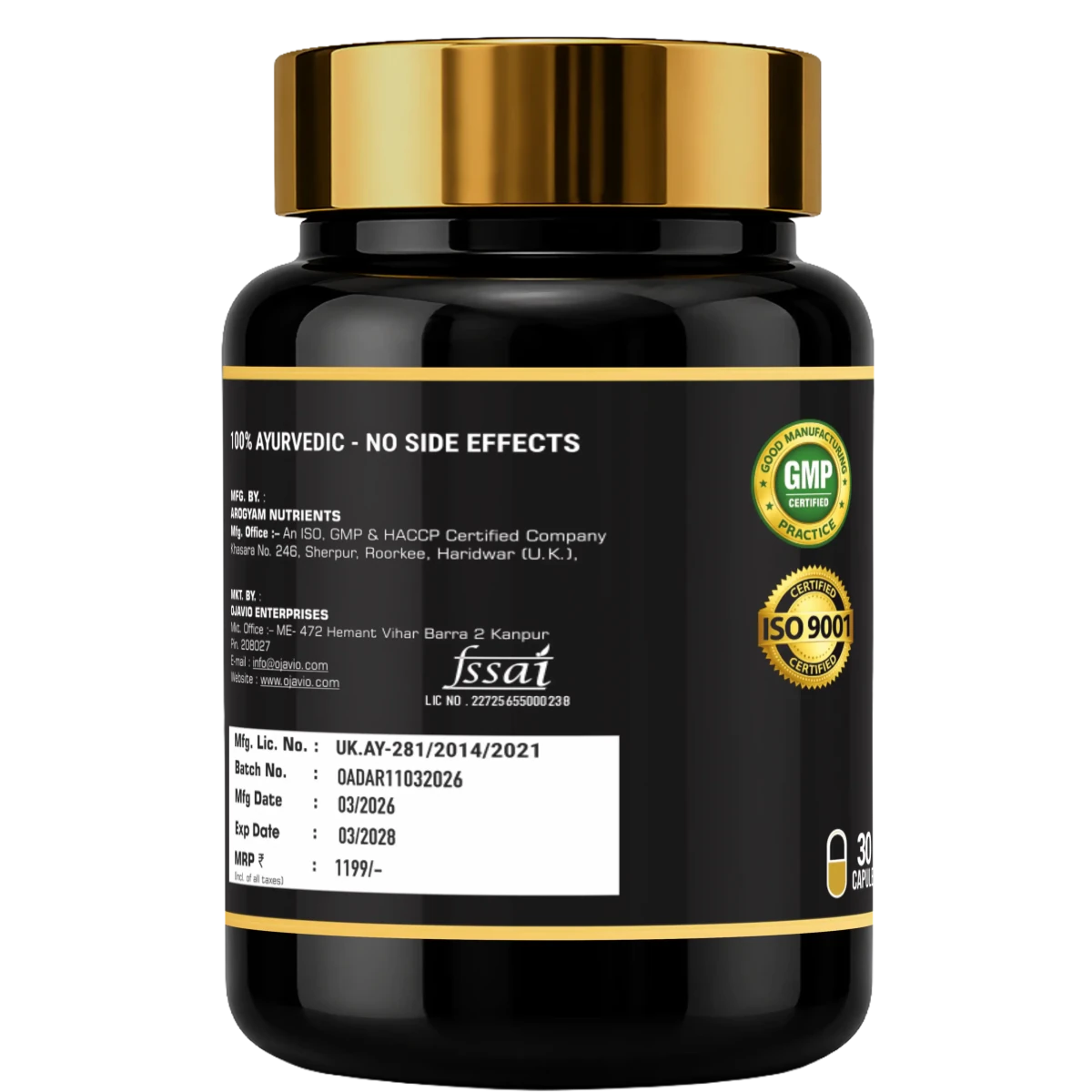 Alpha Drive Supplement for Men | Natural Testosterone Booster | Ojavio - OJAVIO ENTERPRISES