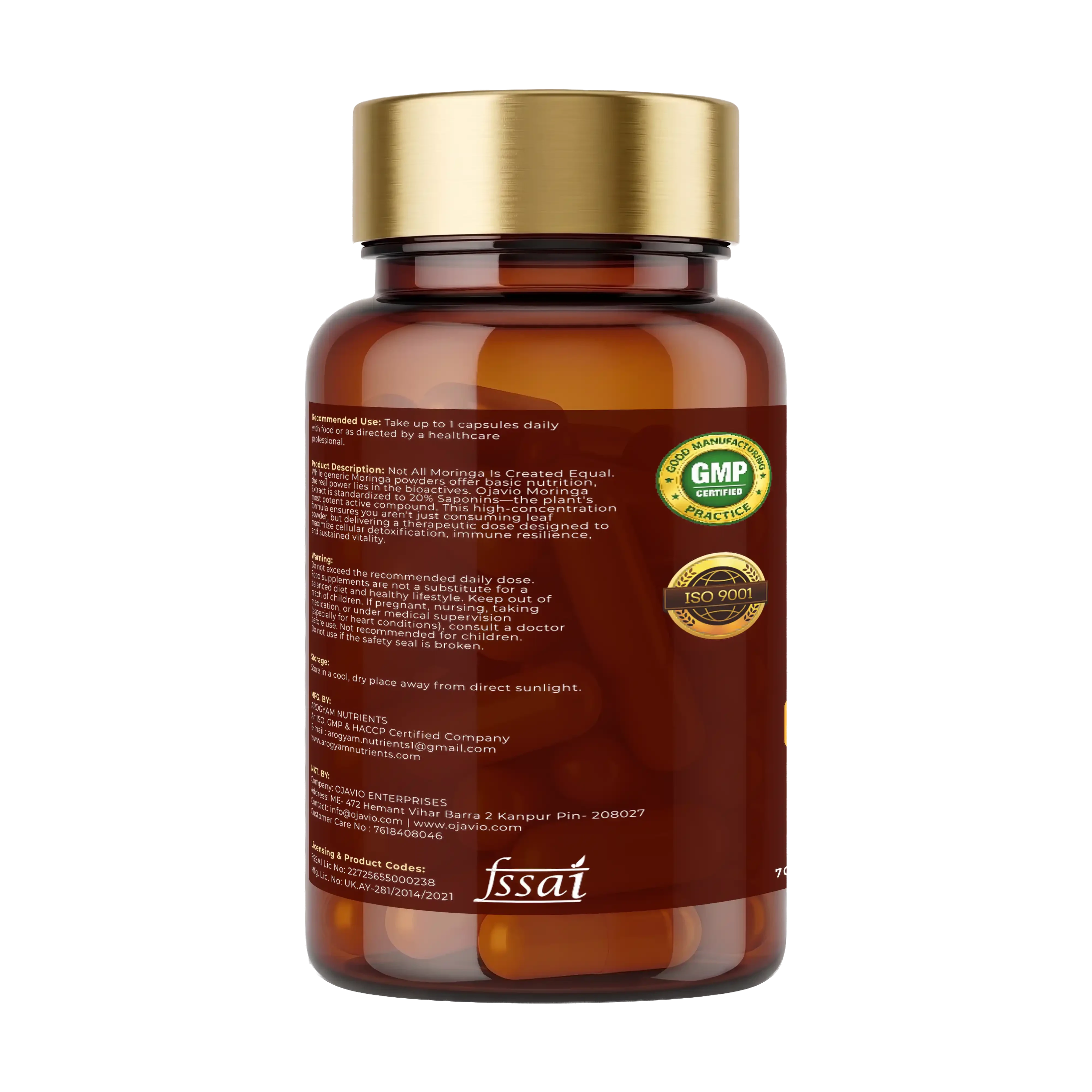 Ojavio Moringa Extract (20% Saponins) - OJAVIO ENTERPRISES