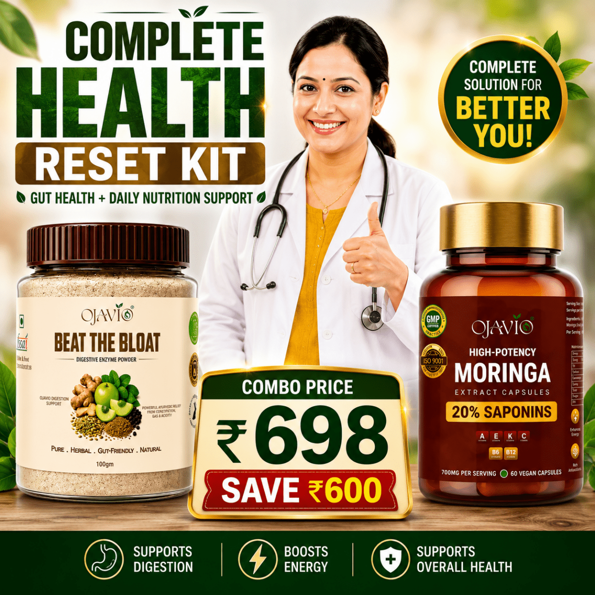 Ojavio Moringa Extract (20% Saponins) - OJAVIO ENTERPRISES